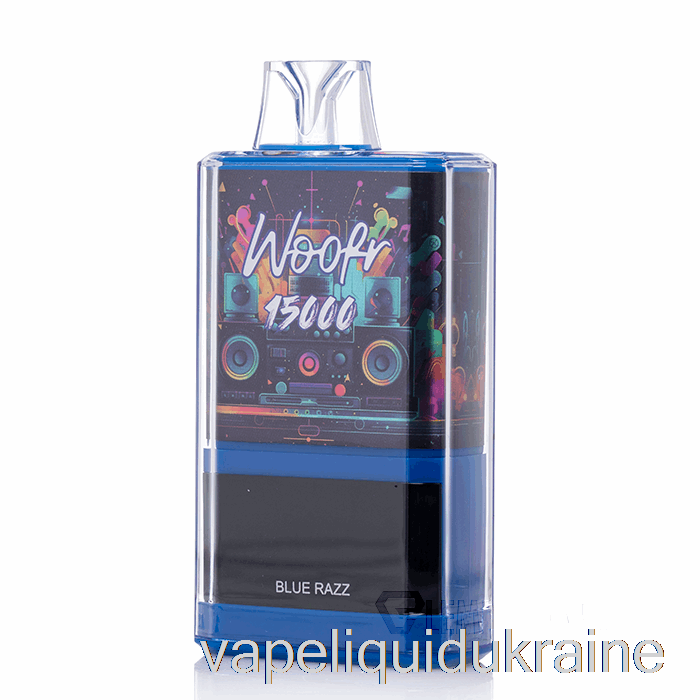Vape Liquid Ukraine WOOFR 15000 Disposable Blue Razz